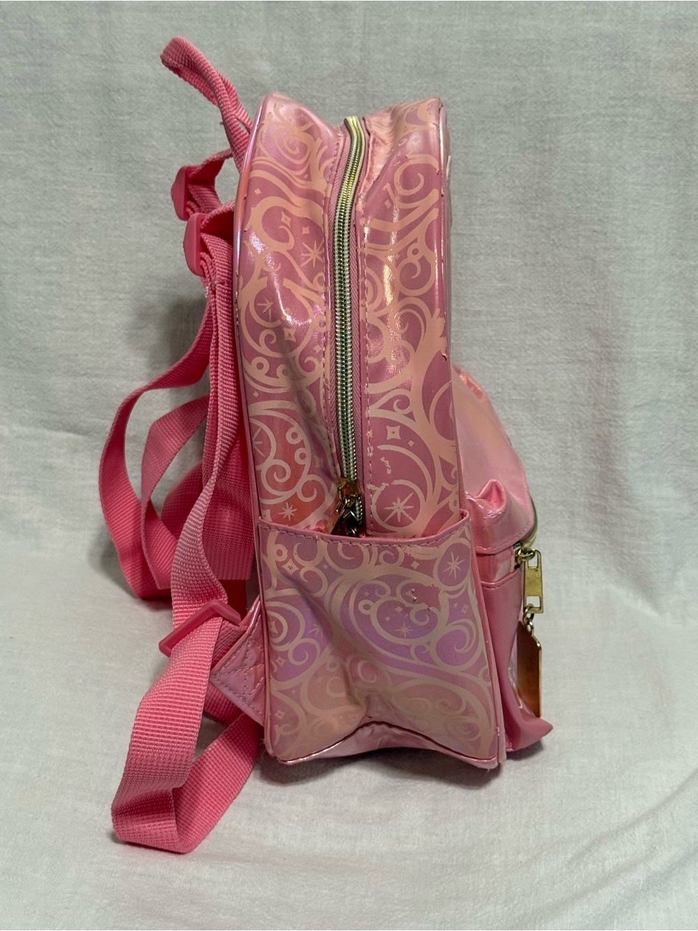 Wicked So Popular Glinda Faux Leather Pink Mini Backpack - Picture 6 of 12